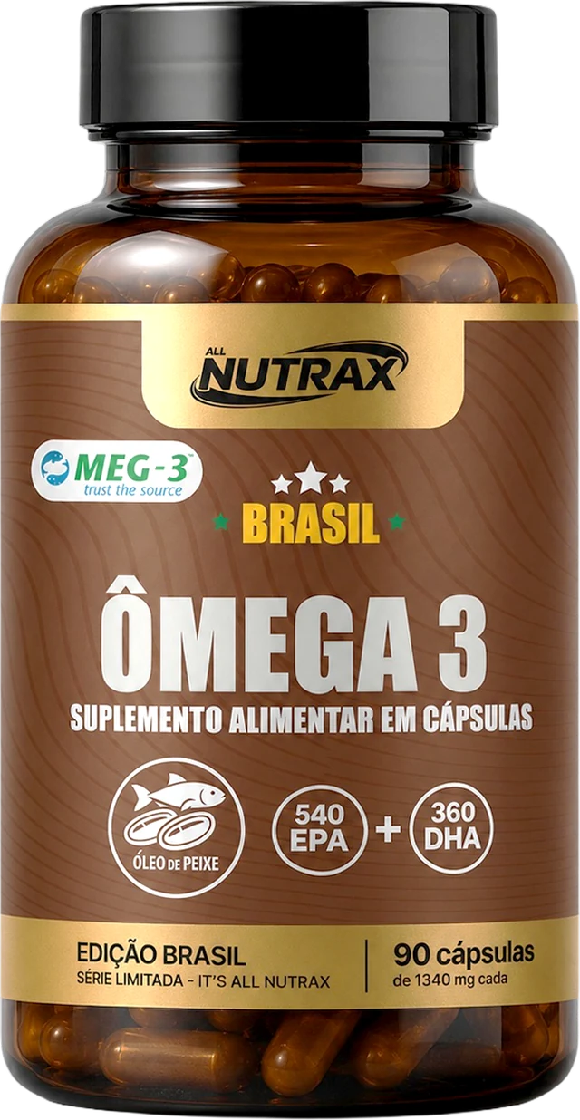 Frasco de Ômega 3